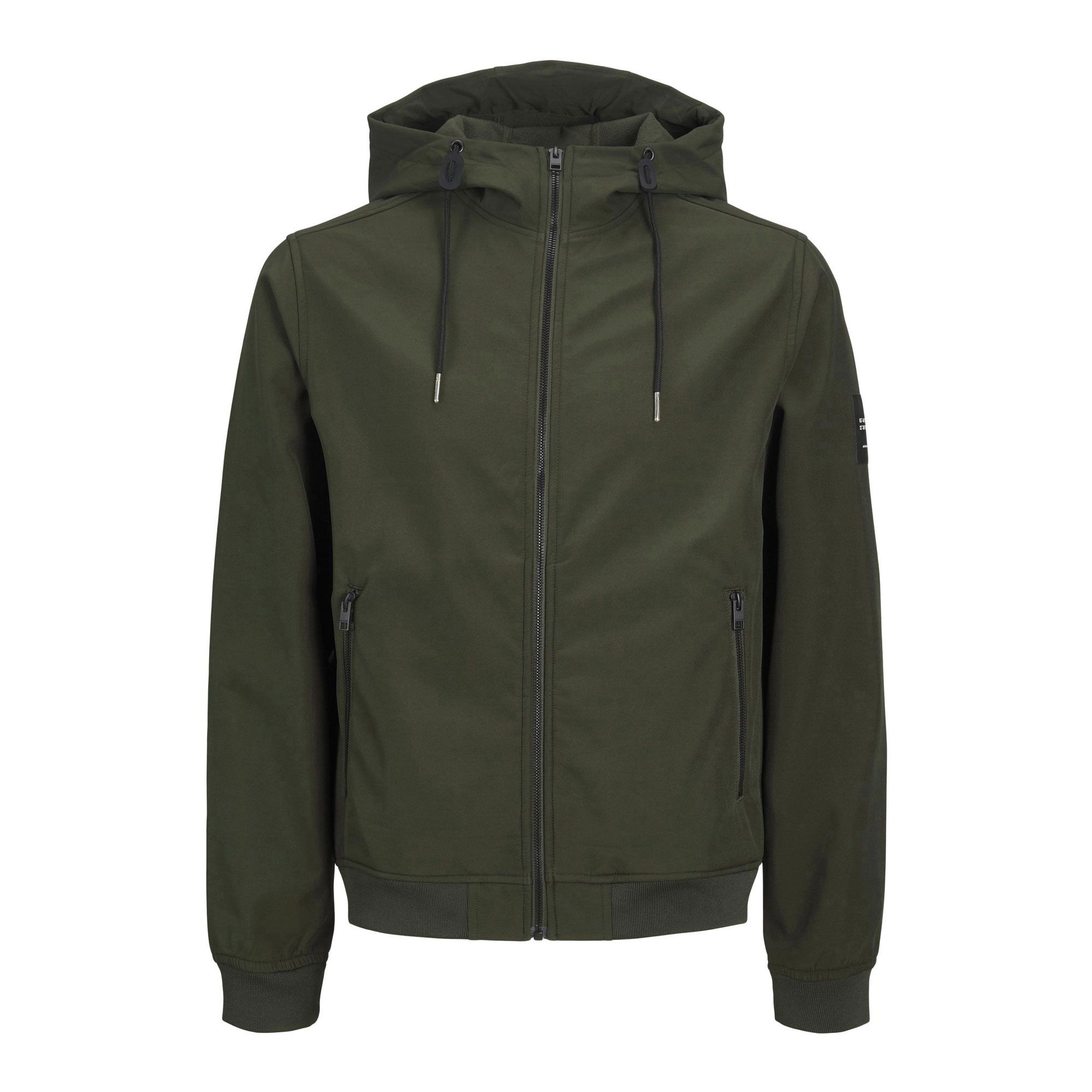 Jack & Jones Basic Hooded Softshell Jacket Men (plussize) | Plutosport